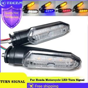 혼다 CRF250L ADV150 CBR650F NC750X XADV 750용 오토바이 방향지시등 다이나믹 LED 점멸 12V 듀얼 컬러 시