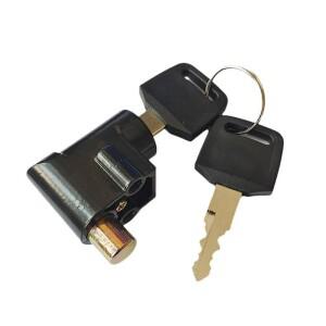 Electric Bicycle E-bike Vehicle Battery Box Lock Front Big Head Anti-theft
