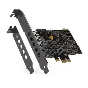 사운드 블라스터 오디지 FX V2 최대 24비트 /192kHz 고해상도 재생 120dB DNR DAC PCI-E 카드 SB-AFXV2