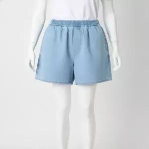 SPAO 스파오 여성 밴딩 쇼츠 (데님) (RE)_SPTNG38G02 630053