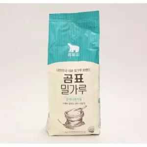 다목적용 곰표 중력 밀가루 1kg 밀가루 곰표 중력분 부침 수제비 칼국수 (W98EC98)