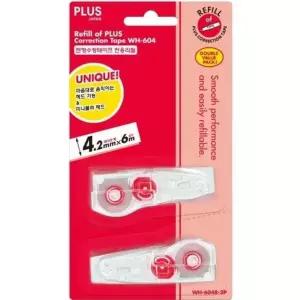 고품질 PLUS 수정테이프 화이퍼 MR WH-604 리필 수정용품 (W9B6D90)