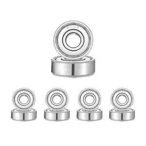 미에카오이 608z 베어링 밀폐 딥 그루브 볼 - 미니어처 8x22x7mm 이중 고무 롤러 스케이트