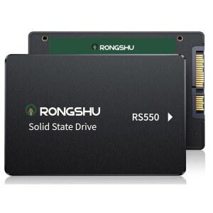 RONGSHU 1TB SATA SSD 2.5인치 내장 솔리드 스테이트 드라이브 III 6GB/S 읽기 속도 최대 550MB/S 3D NAND TLC SSD 노트북 PC/데스크탑 업그레이드