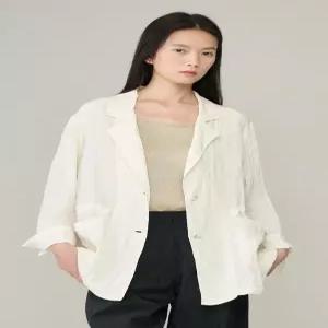 [BCBG][올앤선드리] 크링클 자켓 A6M4J176_DG