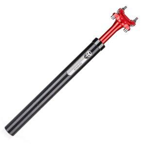 자전거용 서스펜션 시트포스트 - 27.2 / 30.9 31.6 X 400MM 충격 흡수 자전거 산악 도로 BMX EBIKE용 경량 알루미늄 합금
