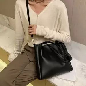 고품질 데일리 멀티 크로스 숄더백 중간사이즈 데이트 트렌디 쇼퍼백 버킷백 (W9DD1F5)