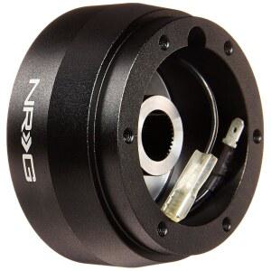 NRG 이노베이션스 NRG-SRK-142H 레이싱 스타일 스티어링 휠 퀵 릴리스 쇼트 허브 어댑터 6 X 70MM 볼트 패턴 블랙 바디