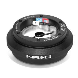 NRG 이노베이션스 NRG-SRK-190H 레이싱 스타일 스티어링 휠 퀵 릴리스 쇼트 허브 어댑터 6 X 70MM 볼트 패턴 블랙 바디