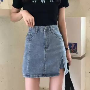 셀럽하우스 청치마 미니스커트 슬림 여성데님스커트 20대청치마 2