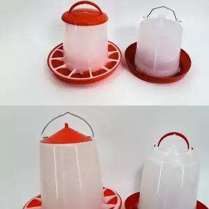 병아리모이통 닭먹이통 사료급여기 물통 1.5kg