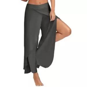 셀럽하우스 바지 린넨스커트 필라테스복 요가 트레이닝 롱스커트