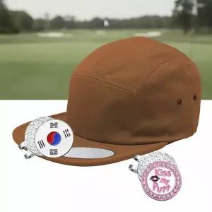 골프 모자 부착용 자석 볼마커 국기 디자인 라운딩 필수 용품