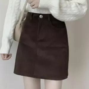 셀럽하우스 여성 치마 하이웨스트 블랙 A라인 미니 스커트