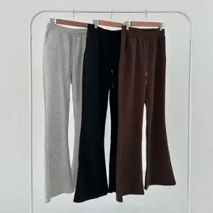 셀럽하우스 코튼 백포켓 무지 바지 부츠컷 트레이닝팬츠