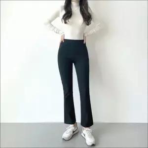 셀럽하우스 여성 기모바지 부츠컷 나팔바지 겨울 밴딩 슬랙스