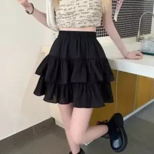셀럽하우스 여성 속바지 스커트 봄 미니 밴딩 여름 A라인 캉캉 미