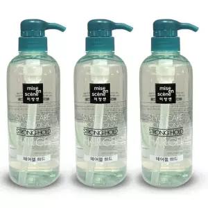 미쟝센 촉촉한 하드세팅 헤어젤 숏커트용 500ml 3개