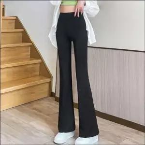 셀럽하우스 여성 나팔바지 기모안감 부츠컷 겨울 데일리 하의