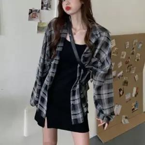 셀럽하우스 여자 끈나시 원피스 셔츠 세트 민소매 치마 남방 하객원피스