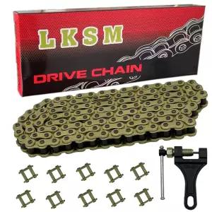 LKSM 428H 오토바이 골드 체인 130 브레이커와 125 150 200cc 미니 자전거 더트 바이크 고 카트 SSR