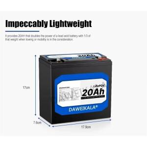 12V 배터리용 태양열 보트 20Ah 100Ah LiFePo4 팩 리튬인산철 내장 BMS 세금 없음