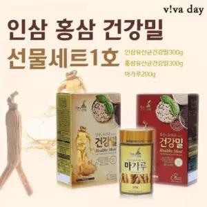 인삼과 홍삼 1호 건강밀 선물세트