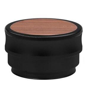 Normcore 58.5mm 손바닥 변조기, 이중 스프링으로 보정된 에스프레소 조절 가능한 압력 커피 스프링 로드 티타늄 PVD 코팅 플랫 베이스