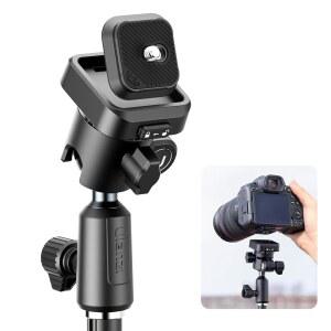 ULANZI TH02 UKA 반전 볼 헤드 퀵 릴리즈 메탈 카메라 마운트 360 회전 플레이트 삼각대 모노포드 DSLR 카메라용 2.5KG/5파운드 하중
