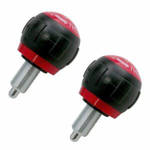XHZIY 2PCS 빨간색 볼 헤드 풀핀 시트 조절 노브 M16 운동 자전거용 스프링 교체 부품