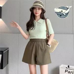 허리 밴딩 멋스러운 포켓 여름 반바지 편안한 반바지 린넨반바지 마반바지 린넨바지