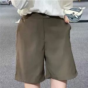 봄여름 정장 슬랙스 반바지 고급스러운 팬츠 반바지 정장반바지 봄여름바지 라운딩바지