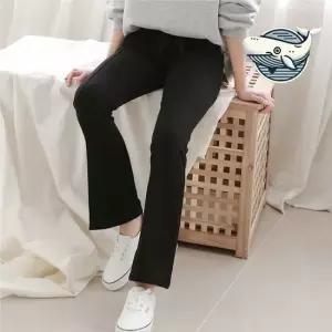 편안한 핀턱 부츠컷 바지 블랙 데일리 팬츠 부츠컷 통바지 밴드바지 와이드팬츠