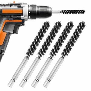 GOLF CLUBS 헤드 스테인리스 브러시 와이어 샤프트 철용 스틸 보어 호젤 목재 전기 드릴 도구 페룰 청소 골프