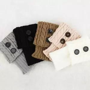 데일리 니트 발목 워머 여성 발목 워머 따뜻한 겨울 코디