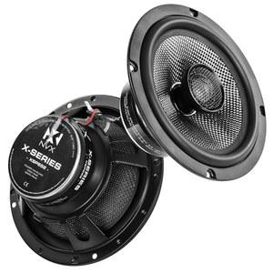 NVX XSP652 6.5인치 자동차 스피커, 600W 최대, 200W RMS, 양방향 6-1/2인치 동축, 1인치 실크 돔 트위터 및 내장 X-오버, 자동차/트럭/도어(페어)에 쉽게 설치할 수 있습니다
