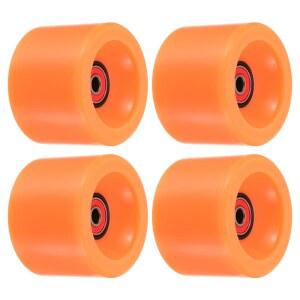 파티킬 78A 롱보드 휠, ABEC-9 베어링, 스케이트보드용 소프트 크루저 휠 스트리트 스케이트보드 PU