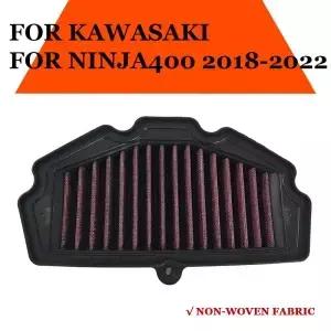 Kawasaki NINJA400 용 에어 필터 클리너 400 2018 2019 2020 2021 2022 오토바이 액세서리 요소 부품