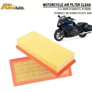 BMW K1600GTL K1600B K1600GT SE K1600 K48 엔진 흡기 정화 클리너 요소 용 오토바이 고 유량 에어 필터