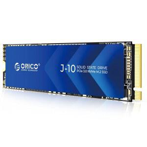 히트싱크, 최대 3100MB /s PCIe Gen3x4 2280 내장 솔리드 스테이트 드라이브, SLC 캐시 3D NAND, 노트북 및 PC 데스크톱과 호환되는 ORICO NVMe SSD 1TB M.2 -J10