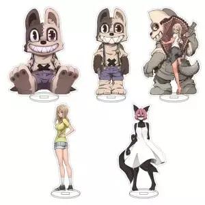 5CM 9PCS GLEIPNIR 피규어 릴 스탠드 캐릭터 프레 선물 책장 장식 액세서리 상품