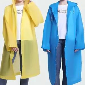 (튼튼)일회용 우비 2개 비옷 원피스 레인코트 남자 여자 여성 남성 여행용 휴대용 학생