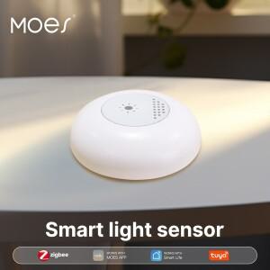 MOES Tuya Zigbee 스마트 라이트 센서 조도 밝기 감지 홈 조명 자동화 APP 제어