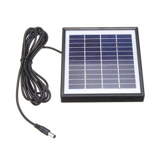 5W 12V 태양 전지 패널 배터리 충전기 폴리 실리콘 에폭시 야외 휴대용 방수 DIY 자동차 RV 보트 3m 케이블
