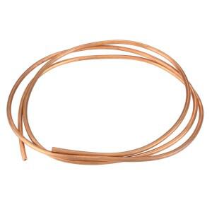 구리 파이프 냉동 튜브 연질 2m T2 코일 내경 4mm 외경 6mm 두께 1mm