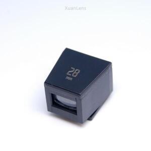 XuanLens 28mm 35mm 40mm Ricoh GR3 GR2 instax miniEvo 외부 측면 축 카메라 용 광학 뷰 파인더