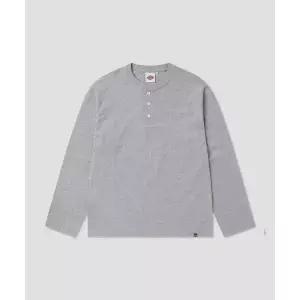 매장정품 DICKIES 디키즈 베이직 헨리넥 롱슬리브 Grey DIKU263LRTL001GR 1813792
