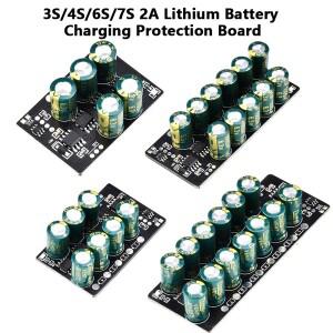 3S 4S 6S 7S BMS 배터리 밸런서  리튬 이온 Lifepo4 이퀄라이저  액티브 밸런싱 모듈  2A 22AWG  DIY용