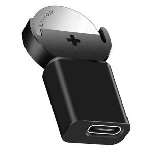 USB Type-C 플러그 리튬 이온 LIR2032 코인 버튼 셀 배터리 어댑터 C 충전기 고속