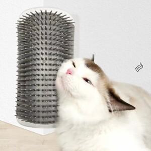 마사지 애완 동물 고양이 브러시 코너 긁힌 자국 제모 아름다움 깨끗한 새끼 고양이 이동식 Scratcher 빗